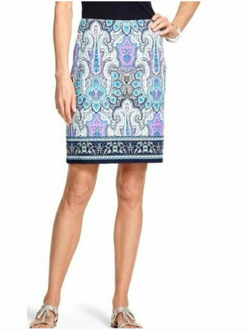 Talbots Paisley Skirt. Women’s Size 8 Petite